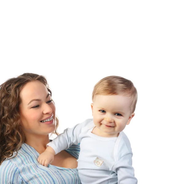 Happy mother with son — Stock Photo, Image