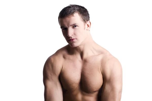 Beautiful young man posing — Stock Photo, Image