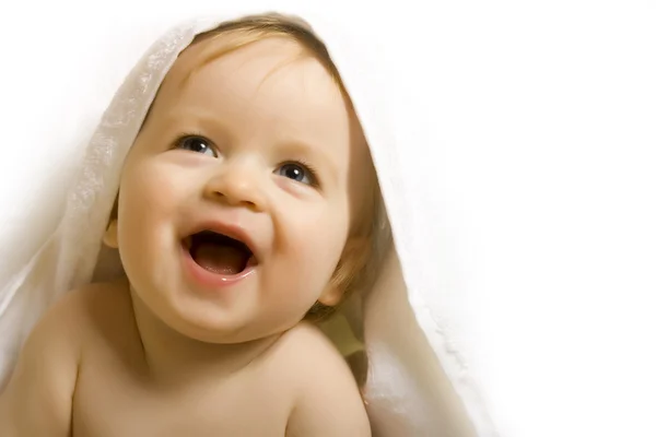 Baby after bath — Stock Photo, Image