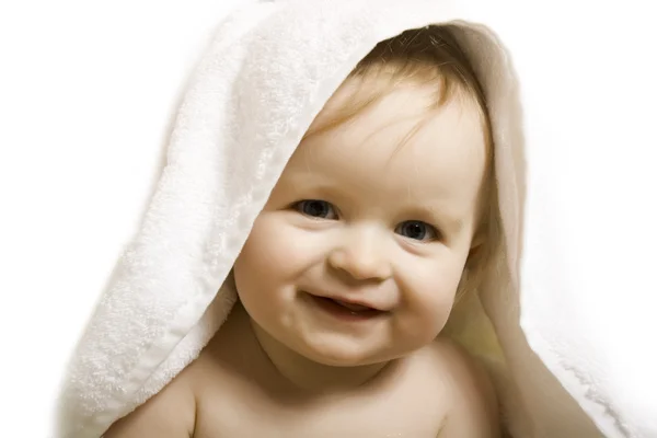 Baby after bath — Stock Photo, Image