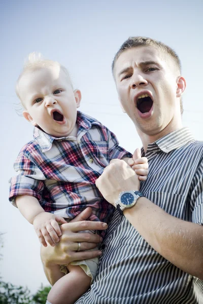 Father with son — Stock Photo, Image