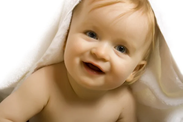 Baby after bath — Stock Photo, Image