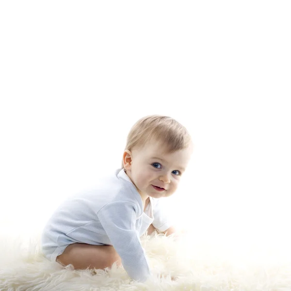 Hermoso bebé niño — Foto de Stock