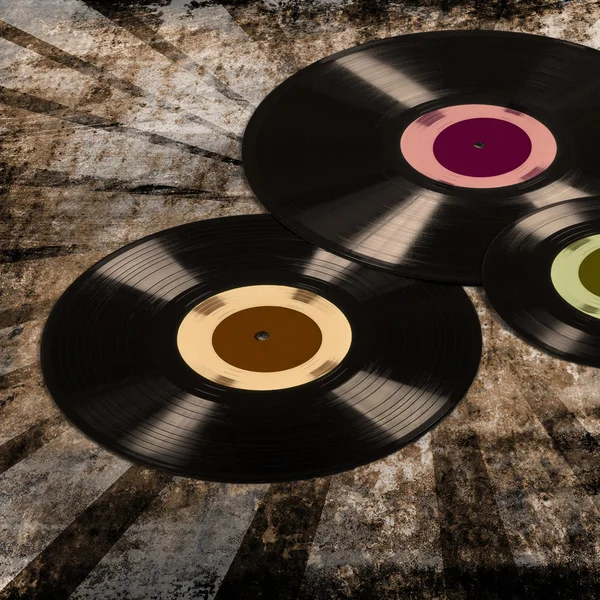 Old vinyl records — Stock Photo, Image