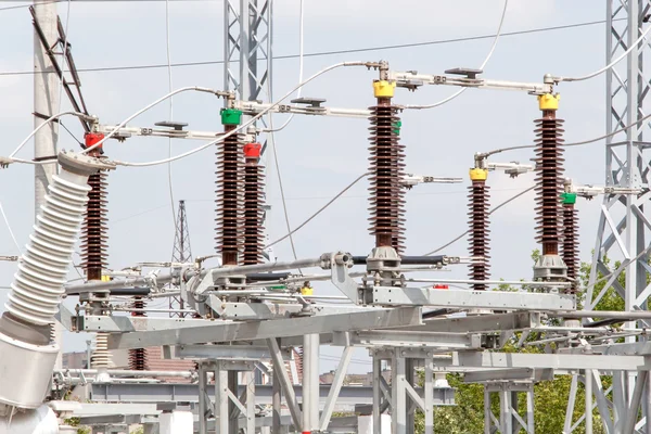 Elektrische macht onderstation — Stockfoto