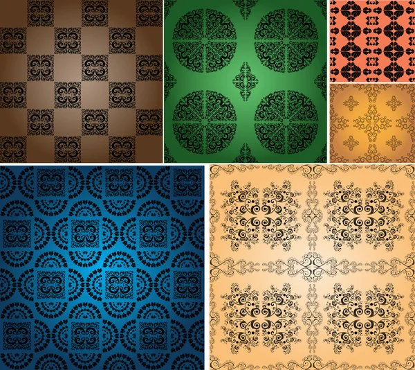 Vintage wallpapers — Stock Vector