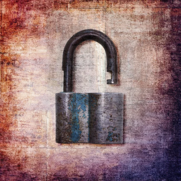 Grungy lock — Stock Photo, Image