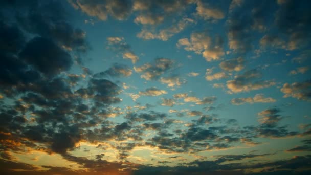 Cielo al tramonto — Video Stock