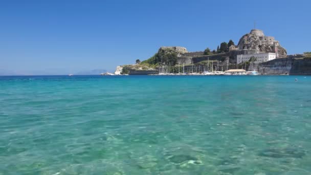 Corfu old fort — Stock videók