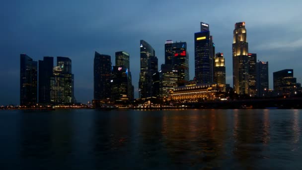 Singapore centro da cidade — Vídeo de Stock