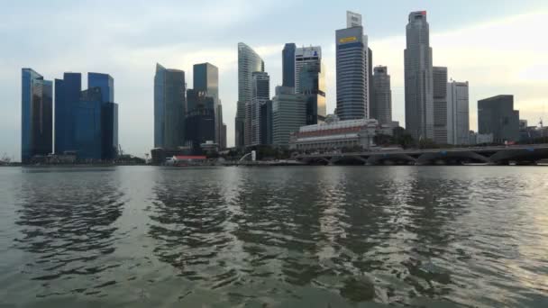 Сінгапур downtown — стокове відео