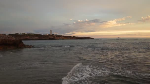 Ocean coasline near Robe town — Stock Video