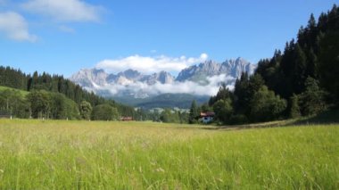 Wilder kaiser, tirol, Avusturya dağlarında