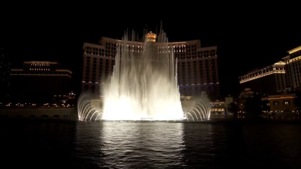 Fontane spettacolo a Las Vegas — Video Stock