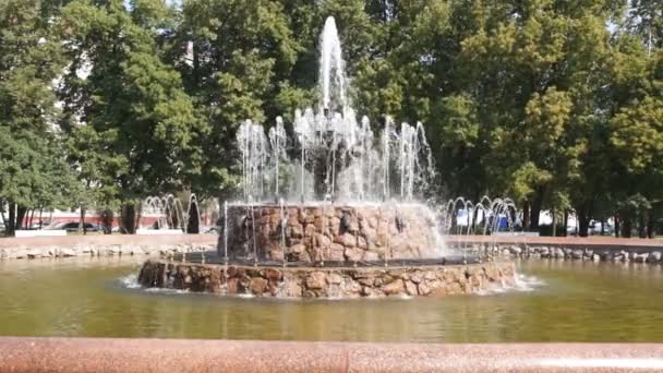 Fountain in Moscow — Stock Video