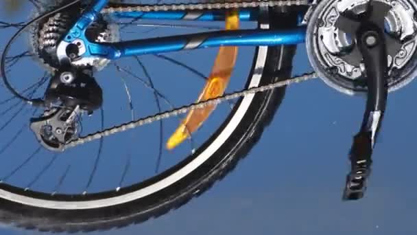 Cykel kör — Stockvideo