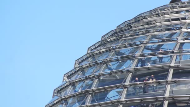 Techo del Reichstag, Berlín, Alemania — Vídeos de Stock