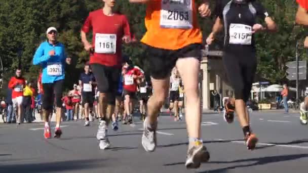 Marathon in Berlin, 09/10/2011 — Stock Video