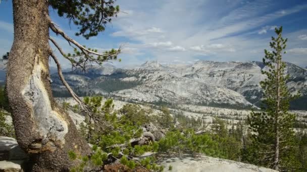 Panorámás kilátás nyílik a Sierra Nevada, time-lapse — Stock videók