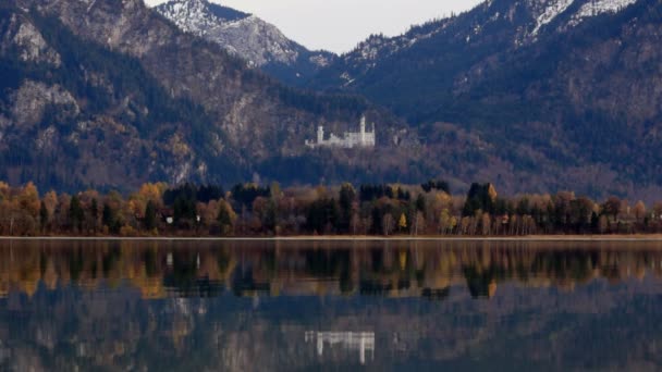 Sjön Forggensee, Tyskland — Stockvideo