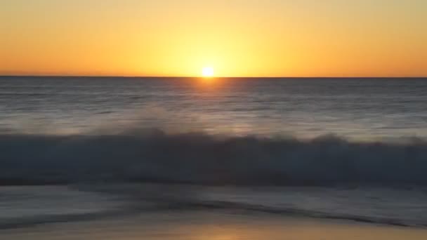 Coucher de soleil océan — Video