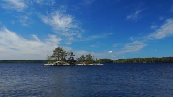 Lago in Finlandia — Video Stock