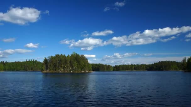 Lake in Finland — Stockvideo