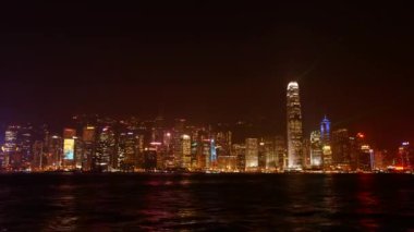 hong Kong'un panoramik görünüm