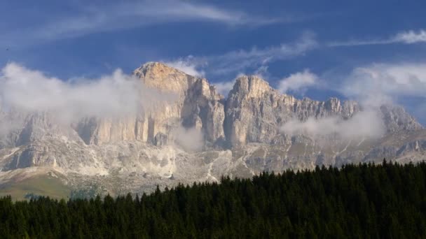Dolomiti, with moving — Stock Video
