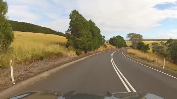 Fahren auf der Straße — Stockvideo