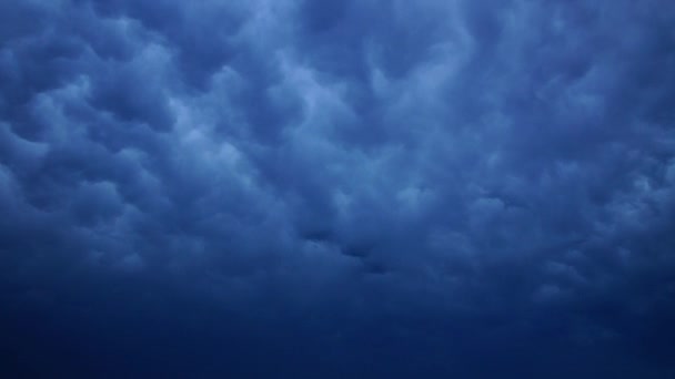 Paisaje nublado tormenta — Vídeos de Stock