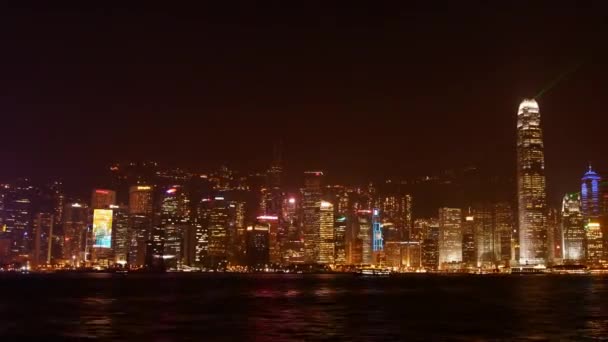 Panoramablick auf Hongkong — Stockvideo