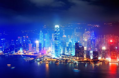 Hong kong hava gece