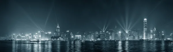 Hong Kong espectáculo de luz — Foto de Stock