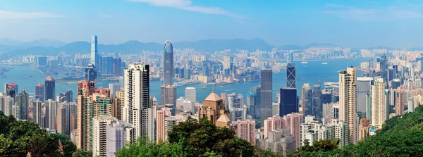 Victoria Harbor aerial view — Stock Photo, Image