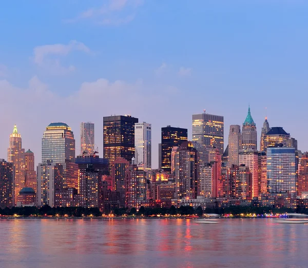 New York Manhattan centre ville skyline — Photo