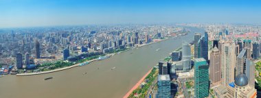 Hava panorama shanghai