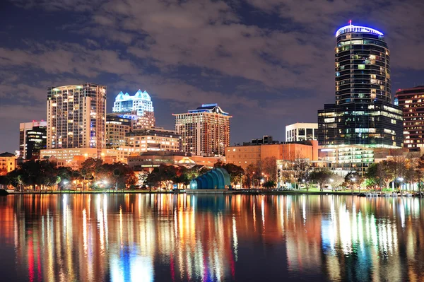 Orlando downtown dusk — Stock Photo, Image