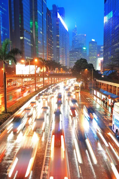 Hong kong widok ulicy — Zdjęcie stockowe