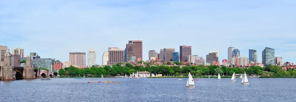 Charles river panorama — Zdjęcie stockowe