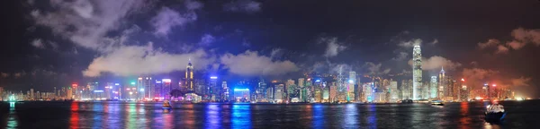 Hong Kong manzarası panorama — Stok fotoğraf