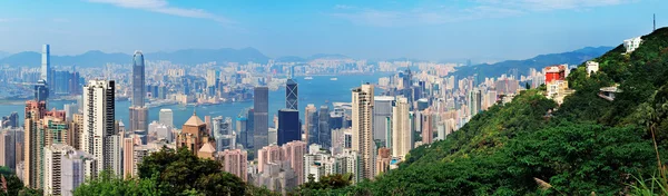 Hong Kong montagna vista dall'alto — Foto Stock