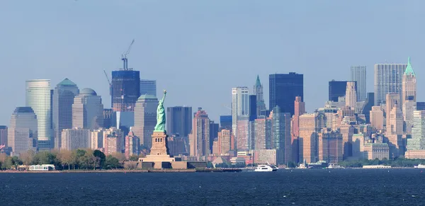 Lagere manhattan skyline van New york city — Stockfoto