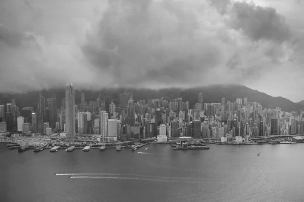 Hong kong havadan görünümü — Stok fotoğraf