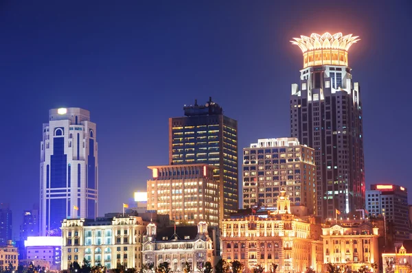 Shanghai at night — Stock Photo, Image