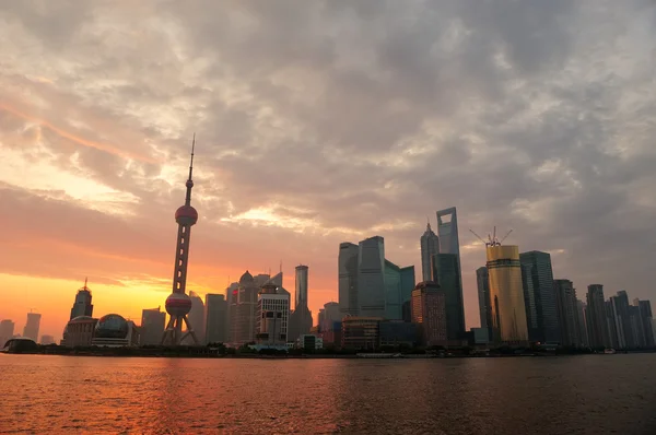 Shanghai morning sunrise — Stock Photo, Image