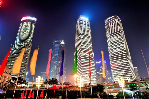 Shanghai urban skyscrapers — Stock Photo, Image