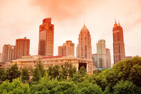 Shanghai skyscrapers — Stock Photo, Image