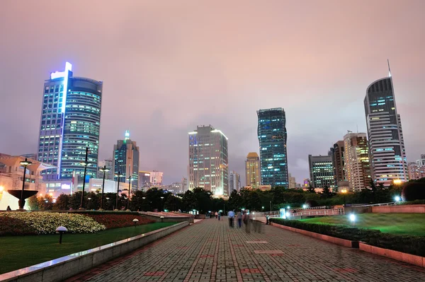 Shanghai éjjel — Stock Fotó