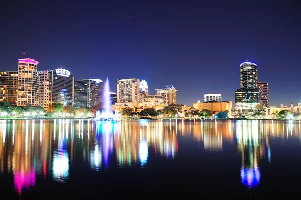 Orlando at night — Stock Photo, Image